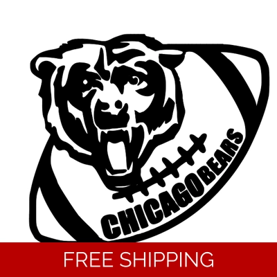 NFL Football Chicago Bears Die Cut Vinyl Decal sticker NFL Football Chicago Bears Die Cut Vinyl Decal sticker